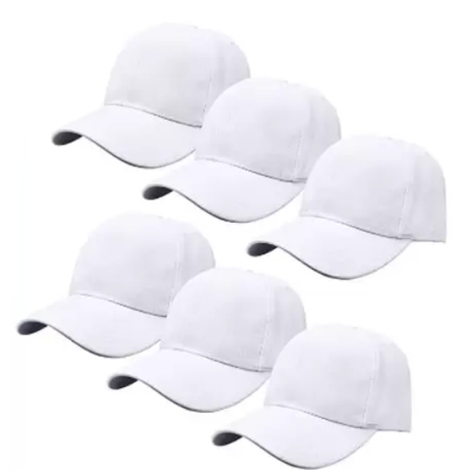 Plain Blank Sublimation Cap Polyester Heat Transfer Baseball Caps Hat with Adjustable Snapback Wholesale Lot GG1022