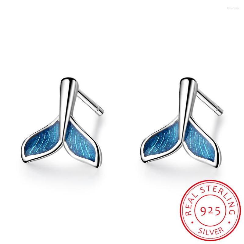 Stud Earrings 925 Sterling Silver Unique Design Whale Mermaid Tail Cute For Women Girls Anti Allergy Ear Studs Fine Jewelry
Stud Earrings 925 Sterling Silver Unique Design Whale Mermaid Tail Cute For Women Girls Anti Allergy Ear Studs Fine Jewelry