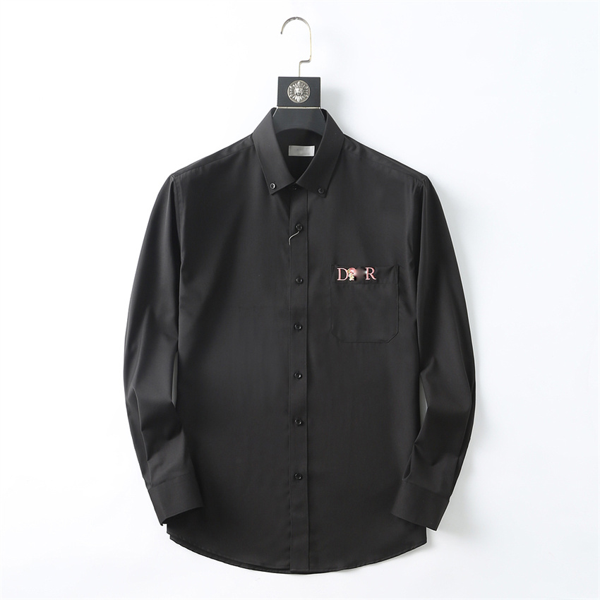 2021 Luxurys Designers Dress Shirt Menswear Fashion Society Black Men Solid Color Business Casual Mens Long Sleeve M-3XLQ02
2021 Luxurys Designers Dress Shirt Menswear Fashion Society Black Men Solid Color Business Casual Mens Long Sleeve M-3XLQ02