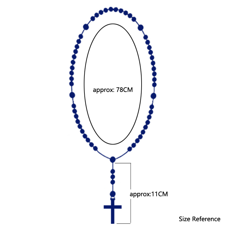 Pendant Necklaces Natural Stone Frosted Black Onyx Catholic Christ Rosary With Hematite Cross Men Necklace Meditation Jewelry 220924