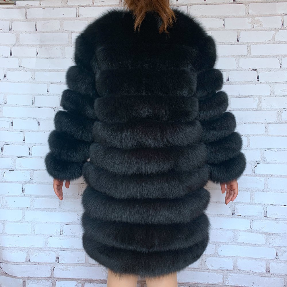 Women's Fur Faux 4in1 real fur coats Natural Real Jackets Vest Winter Outerwear coat high quality Clothes 220927