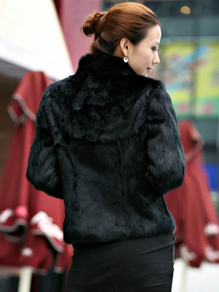 Women's Fur Faux Coat Fluffy Plush Coats Autumn And Winter Ladies Long Sleeve Special Woman Clothing Overcoat Female 220927