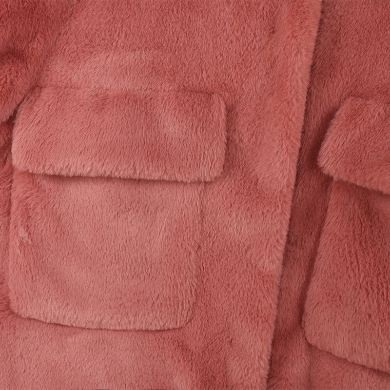 Womens Fur Faux Fur Nerazzurri Purple Blue Short Light Soft Faux Fur Coat Women Long Sleeve Pockets Womens Fall Fashion Plus Size Furry Jacket 220927