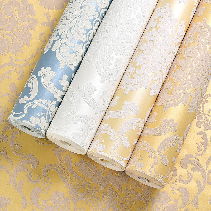 Wallpapers White Yellow 3d Embossed Flower Mural Wallpaper Peel and Stick Floral Living Room Self Adhesive for Bedroom Walls 220927
