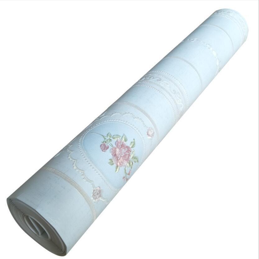 Wallpapers Vintage European Mirror Flower Wallpaper 3d Beautiful Floral Living Room Kids Bedroom Decor Striped Wall Paper EZ218 220927