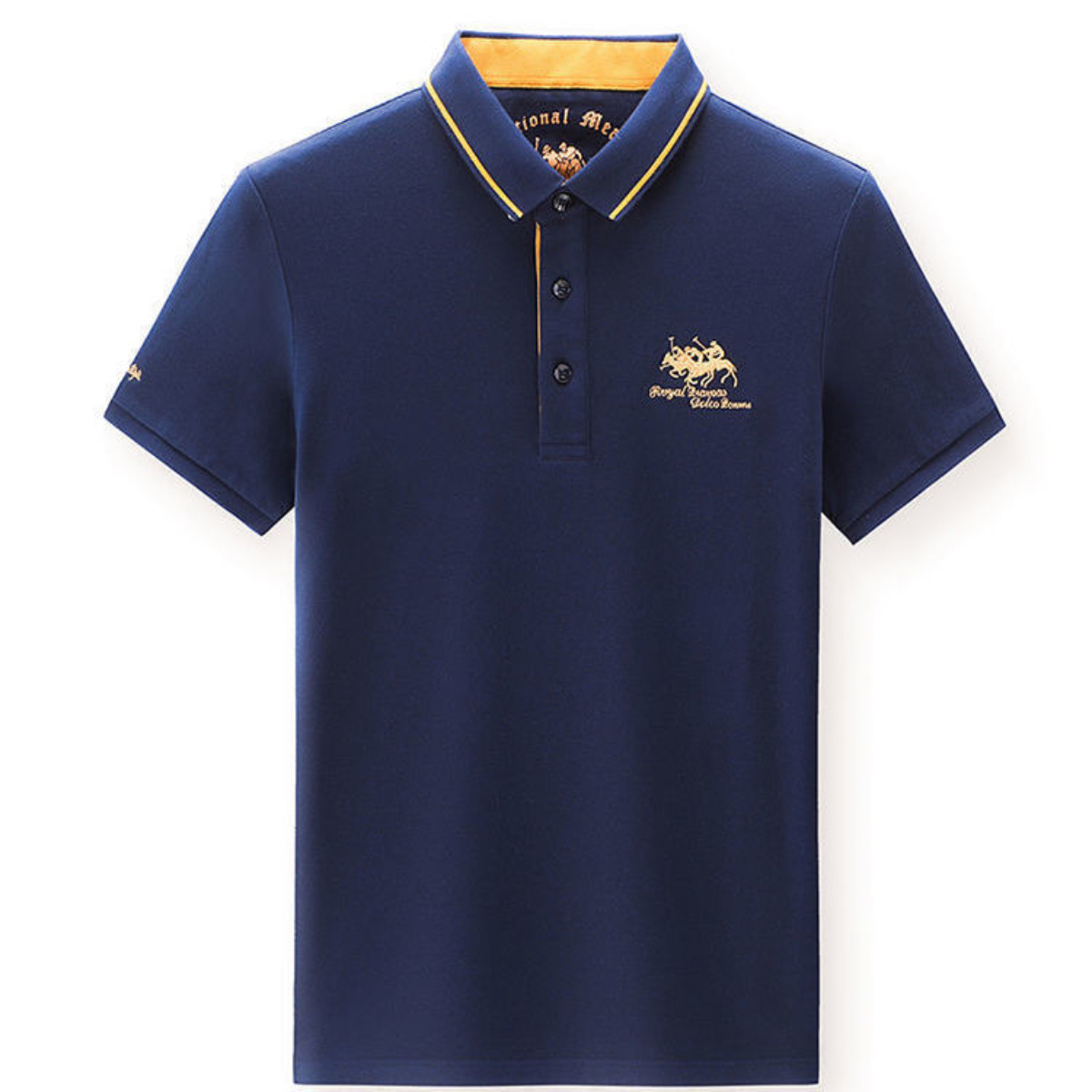 Men's Polos Summer Men Polo Shirts Turn-down Collar Short Sleeve Men Tops Embroidered Solid Shirts Man Top Polo T-shirt for Men Clothing 220926