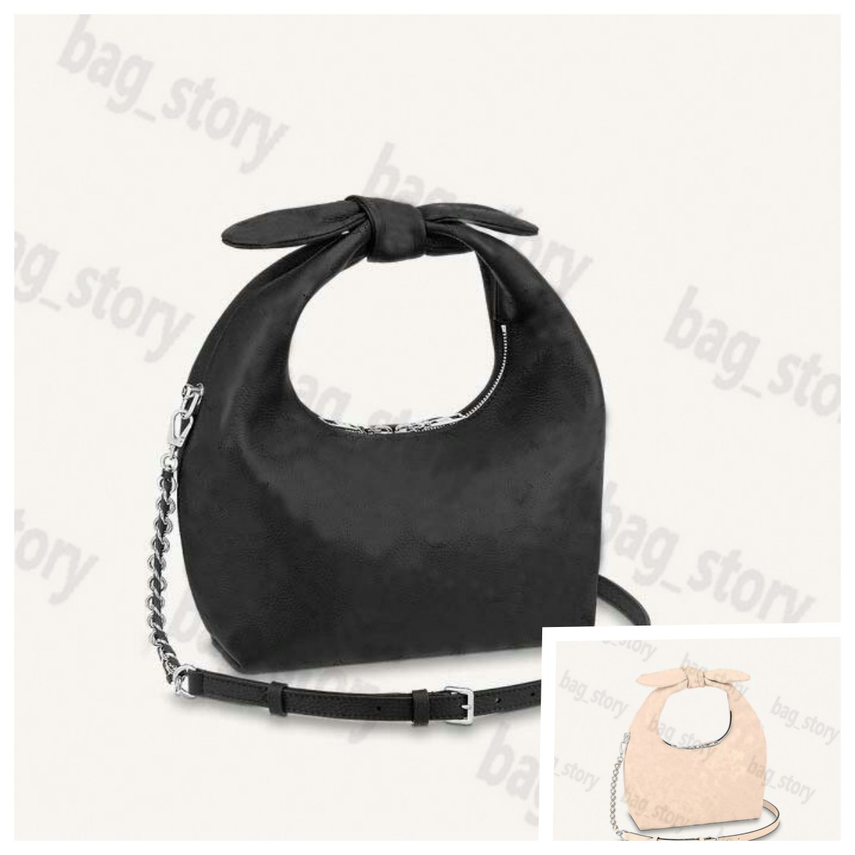Why Knot PM Bag Mahina Calf Leather Handbag Hollow Out Chains Luxury Shoulderbag M20700 Ladies Evening Tote Knotted Handle Wallet Bow Knit Hobo Cross Body Clutch
Why Knot PM Bag Mahina Calf Leather Handbag Hollow Out Chains Luxury Shoulderbag M20700 Ladies Evening Tote Knotted Handle Wallet Bow Knit Hobo Cross Body Clutch