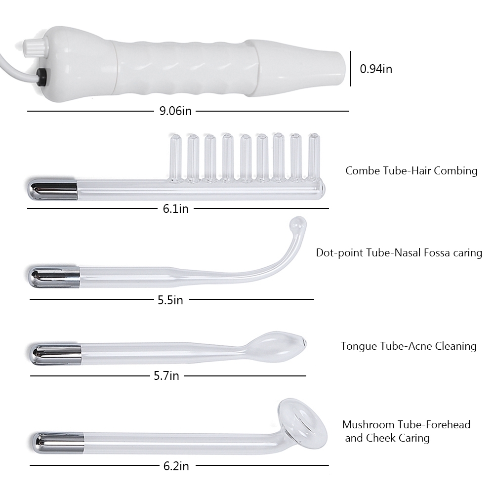 Face Massager Replacement Electrotherapy Wand Glass Tube High Frequency Machine Acne Skin Tightening High Frequency Skin Care 220926