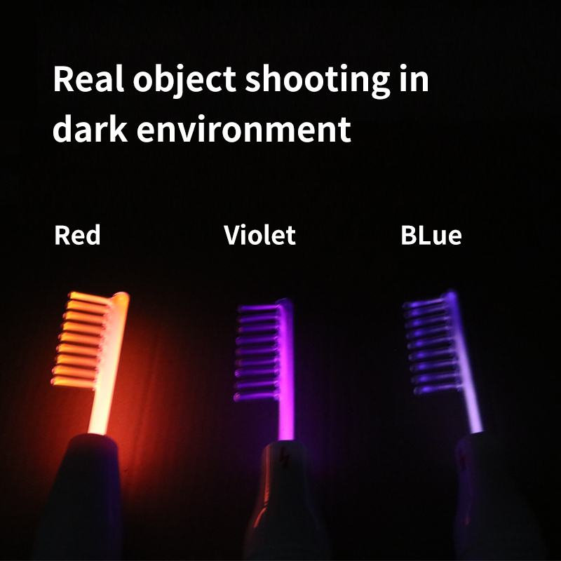 Face Massager High Frequency Electrode Nozzle Attachment 4 Pcs Glass Tubes Red light Neon Violet Argon Blue light mixing Face Skin Care 220926