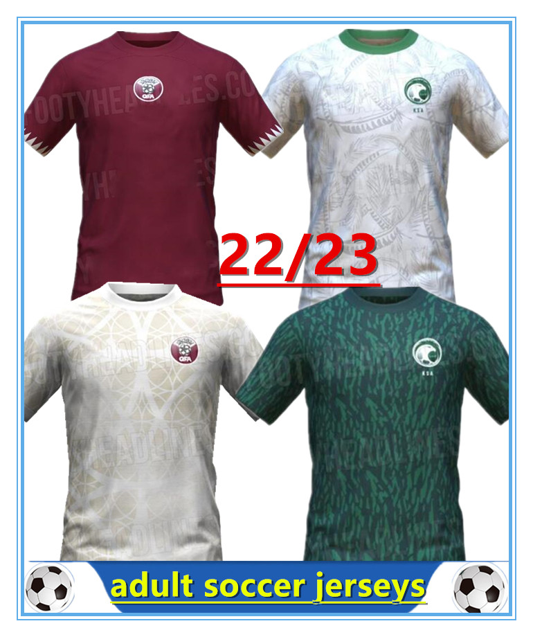 22 23 Qatar Soccer Jerseys SAUDI ARABIA Camisetas De Futbol home away Men Adult short sleeve Football Shirt Uniforms 22 23 national team, 22/23 qatar home
22 23 Qatar Soccer Jerseys SAUDI ARABIA Camisetas De Futbol home away Men Adult short sleeve Football Shirt Uniforms 22 23 national team, 22/23 qatar home