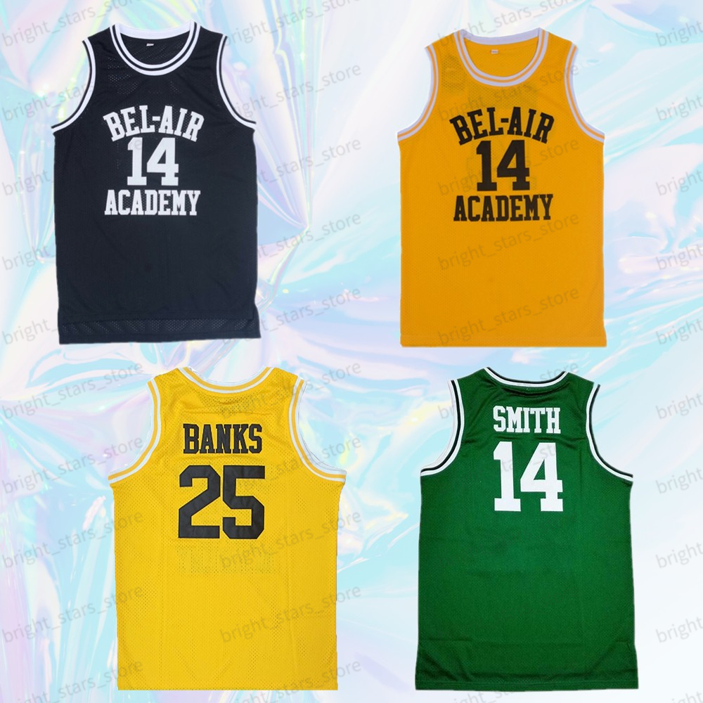 NCAA Movie Basketball Jersey Bel Air Academy 14 Smith 25 Banks Yellow College Mens Stitched Jerseys Mesh Outdoors Sports, Men jersey
NCAA Movie Basketball Jersey Bel Air Academy 14 Smith 25 Banks Yellow College Mens Stitched Jerseys Mesh Outdoors Sports, Men jersey
