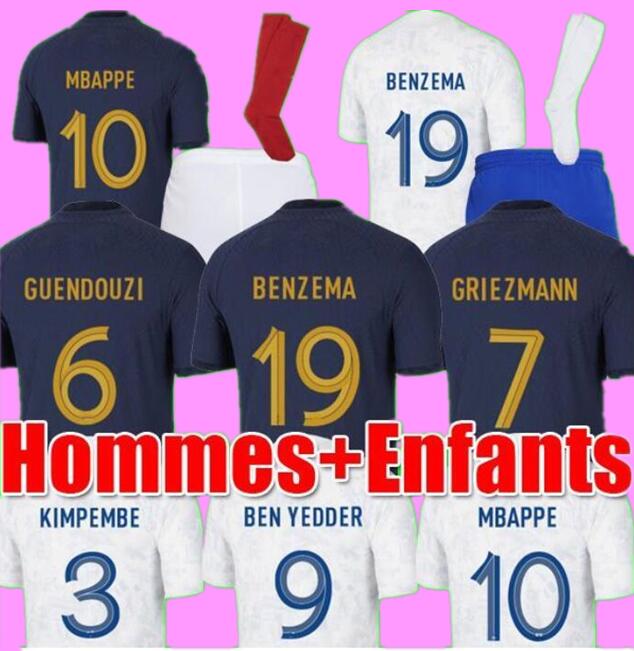 Maillots de football 2022 World Cup Soccer Jerseys French BENZEMA Football shirts MBAPPE GRIEZMANN GUENDOUZI CLAUSS kante maillot foot kit top shirt MEN kids sets, Away patch
Maillots de football 2022 World Cup Soccer Jerseys French BENZEMA Football shirts MBAPPE GRIEZMANN GUENDOUZI CLAUSS kante maillot foot kit top shirt MEN kids sets, Away patch