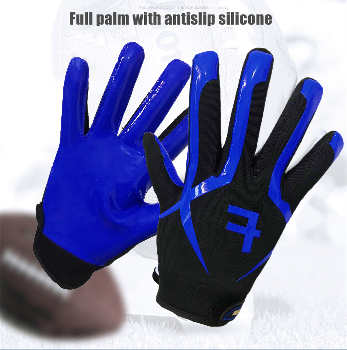 Sports Gloves Non Slip Youth Kid American Football Gloves Receiver Soccer Goalkeeper Glove S M L XL Boys Girls 5-14 years old Drop 220924