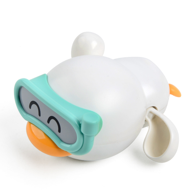 Cute Baby Clockwork Toy Little Yellow Duck Baby Bath Toys Children Boys Girls Playing In The Water Bathroom Set Combination 1107