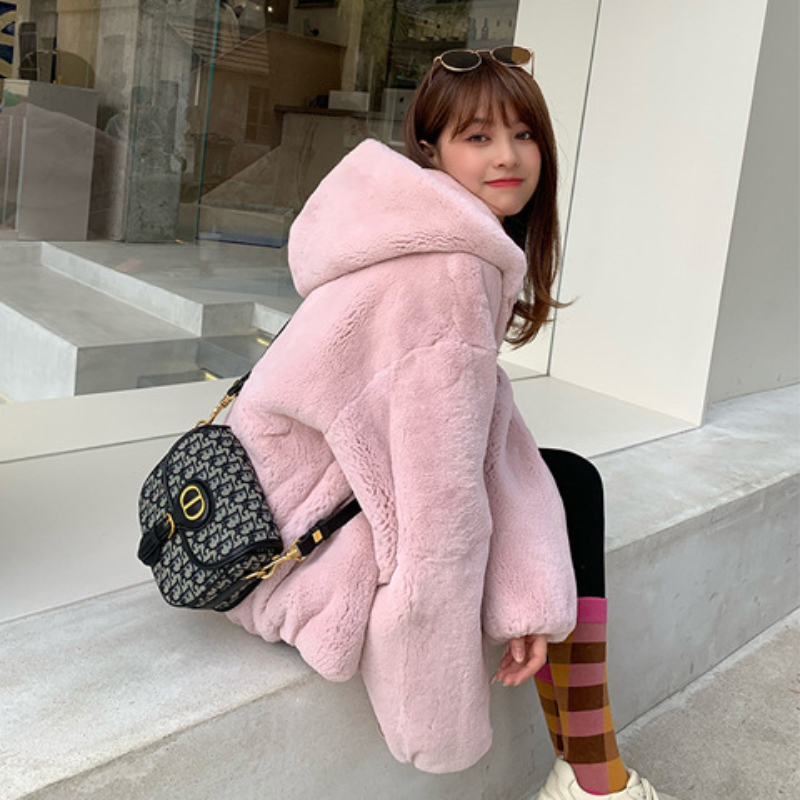 Womens Fur Faux Winter Coat Jacket s for s Fu Streetwear 220927