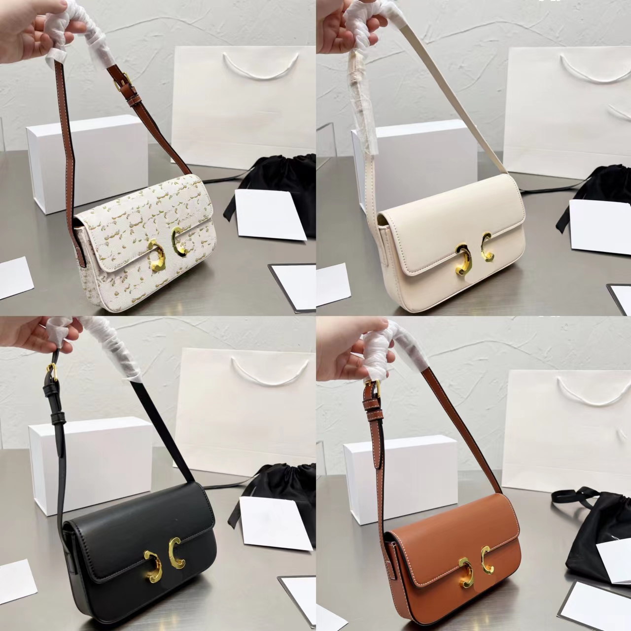 new Designer Bags Shoulder Crobody Bag Handbags Flap Wallet Lipstick Women Handbag Gold Hardware Printed Leather Purse Interior Pocket top
new Designer Bags Shoulder Crobody Bag Handbags Flap Wallet Lipstick Women Handbag Gold Hardware Printed Leather Purse Interior Pocket top