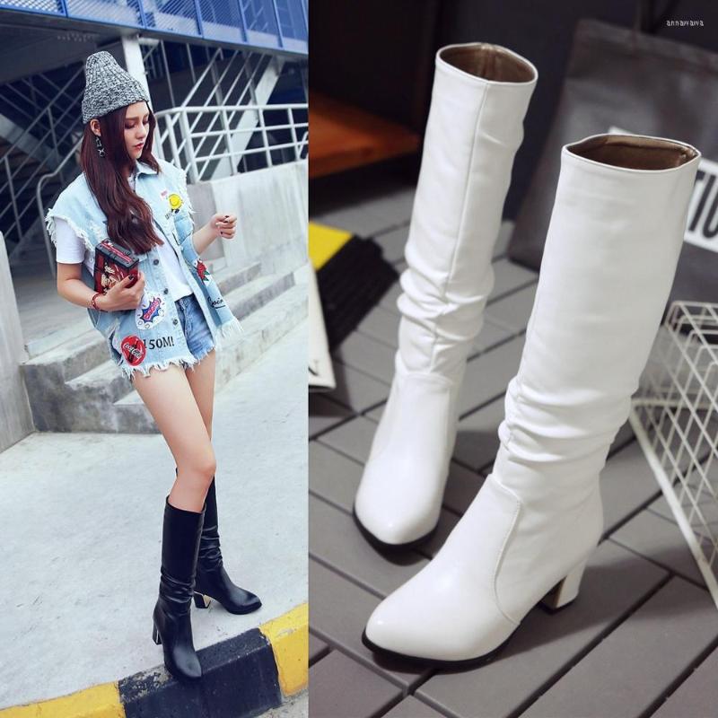 Boots Knee High Women Round Toe Pu Short Plush Footwear Heels Female Black White Plus Size 33-43, 1 black
Boots Knee High Women Round Toe Pu Short Plush Footwear Heels Female Black White Plus Size 33-43, 1 black