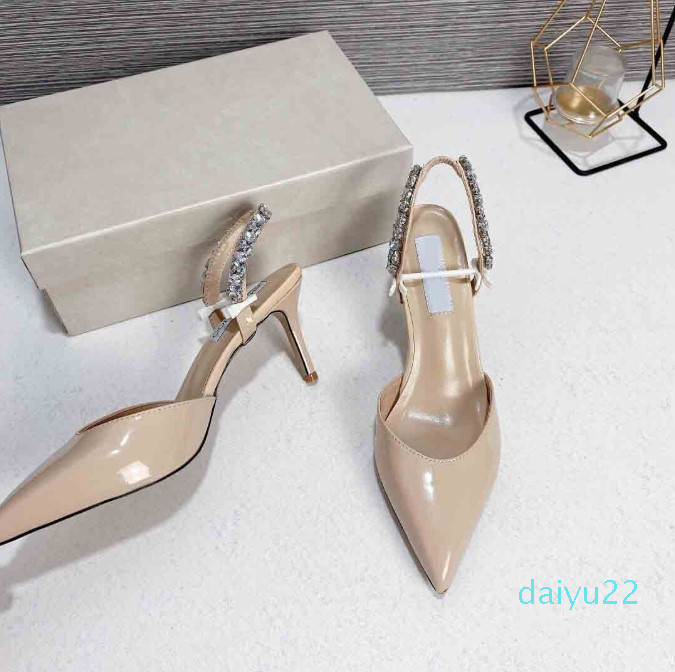 2022 new fashion Woman Dress Shoes autumn wedding pumps Crystal-Strap Slingback Pump thandi 8cm Sandals heels sexy women shoe pointy nude red white Luxury designer
2022 new fashion Woman Dress Shoes autumn wedding pumps Crystal-Strap Slingback Pump thandi 8cm Sandals heels sexy women shoe pointy nude red white Luxury designer