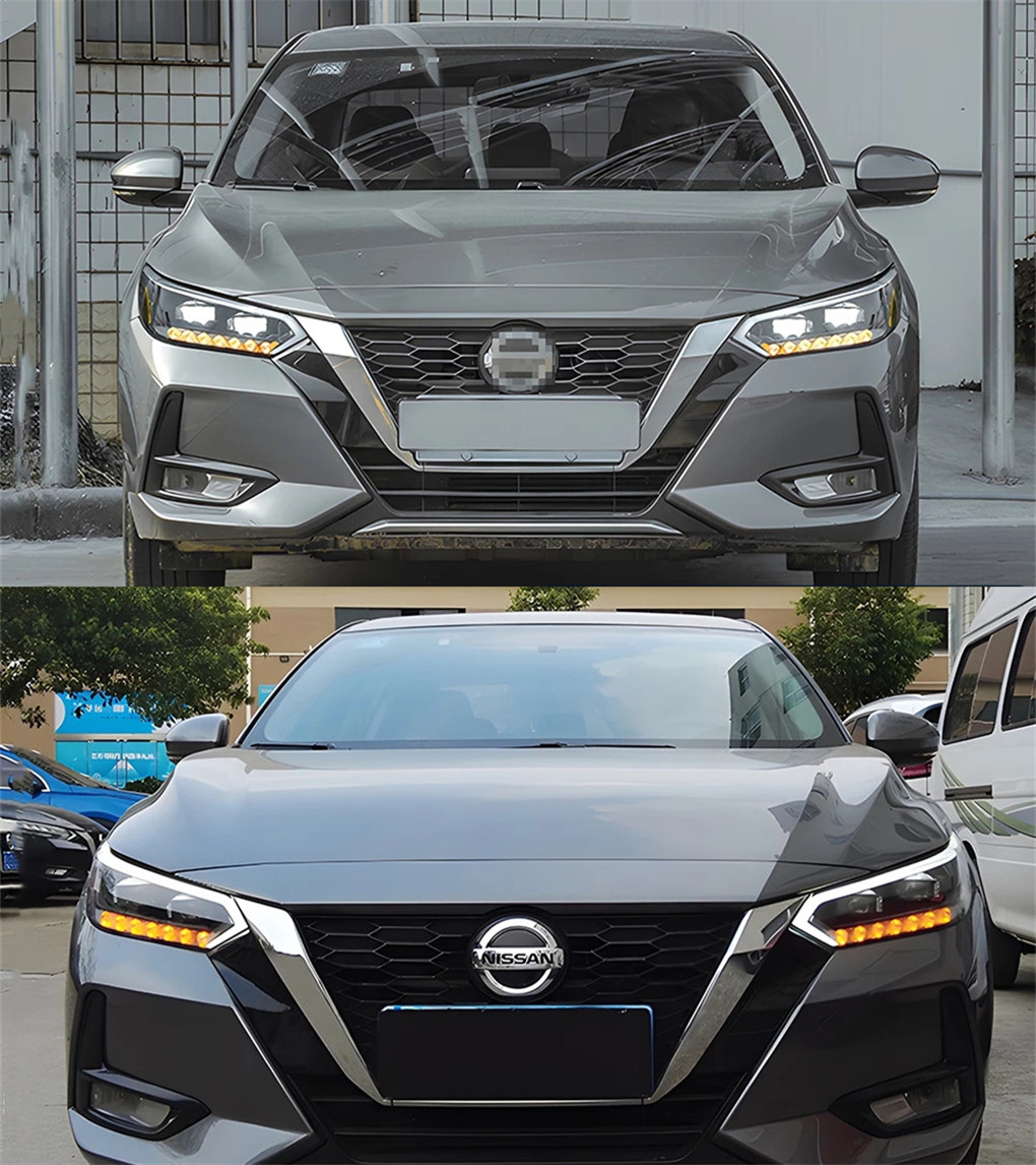 Car Frontlight For Sylphy 20 20-2022 Sentra LED Auto Headlights Assembly Upgrade Projector Lens Dynamic Lamp Tools Accessories Kit