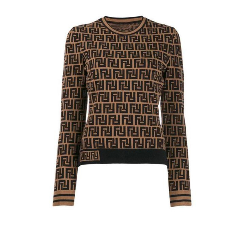 Sweater Womens Round neck Fending striped fashion letter Long Sleeve Women High End Jacquard Cardigan knitting Sweaters Coats fendy, Hi
Sweater Womens Round neck Fending striped fashion letter Long Sleeve Women High End Jacquard Cardigan knitting Sweaters Coats fendy, Hi