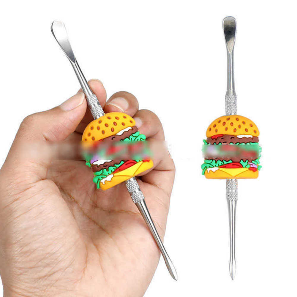 SMoking Accessories 4.8" hamburger Wax Dab Tool Smoking Food Stainless Steel Dabber Tools for Waxes Dry Herb Vaporizer Tobacco Metal Nails
SMoking Accessories 4.8" hamburger Wax Dab Tool Smoking Food Stainless Steel Dabber Tools for Waxes Dry Herb Vaporizer Tobacco Metal Nails