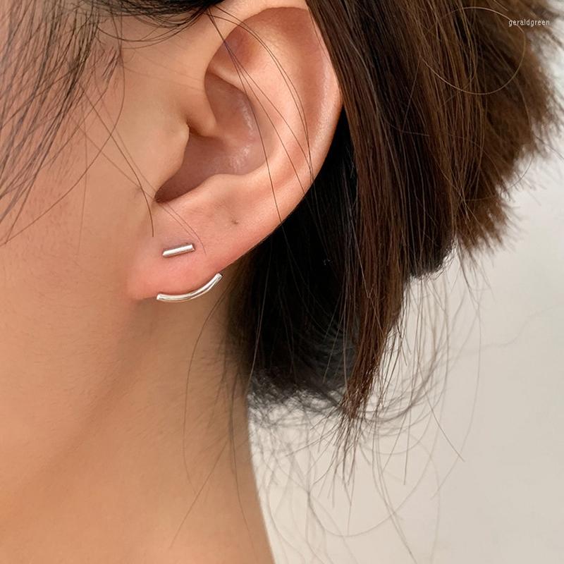 Stud Earrings LUTAKU Fashion Curved Bar Ear Jackets Geometric Double Sieded For Women Party Jewelry Gift
Stud Earrings LUTAKU Fashion Curved Bar Ear Jackets Geometric Double Sieded For Women Party Jewelry Gift