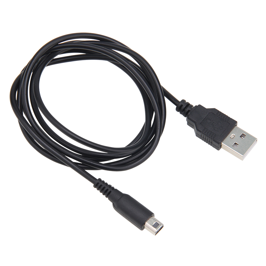 Black 1.2m USB Charging Charger Cable Cord For Nintendo 3DS NDSI XL LL DSI DS Lite DSL NDSL Game Console Power Charge Line