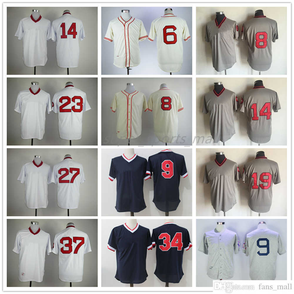 Mitchell and Ness Baseball Jersey Vintage 6 Johnny Pesky 8 Carl Yastrzemski 9 Ted Williams Jim Rice Jackie Bradley Jr Travis Shaw Carlton Fisk David Ortiz Bill Lee, As picture
Mitchell and Ness Baseball Jersey Vintage 6 Johnny Pesky 8 Carl Yastrzemski 9 Ted Williams Jim Rice Jackie Bradley Jr Travis Shaw Carlton Fisk David Ortiz Bill Lee, As picture