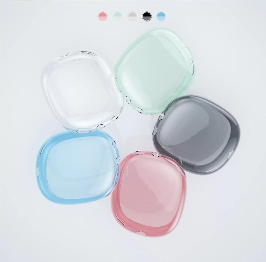 For Beats Kim Fit Pro Headphones High Quality Cases Clear Silicone Case, Headphone Protector for Hi-Fi In-Ear Wireless Headphones Case