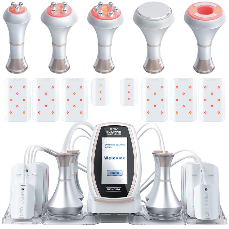6 in 1 Cavitation Slimming Machine 80k Ultrasonic Vacuum radio frequency Weight Loss Beauty Equipment
6 in 1 Cavitation Slimming Machine 80k Ultrasonic Vacuum radio frequency Weight Loss Beauty Equipment