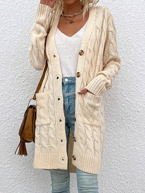 Womens Knits Tees Autumn Winter Women Casual Loose Cardigans Sweater Long Sleeve Knitted Coats Female Long Tops Streetwear Knitwear Outerwear 220923