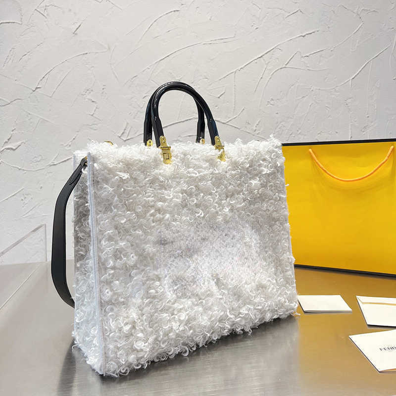 Totes Fenbag Sunshine Tote Bag Winter Plush Designer Handbag Women Large Capacity Shopping Tortoiseshell Handle Shoulder Crossbody Bags Purse 220921, Fend-white
Totes Fenbag Sunshine Tote Bag Winter Plush Designer Handbag Women Large Capacity Shopping Tortoiseshell Handle Shoulder Crossbody Bags Purse 220921, Fend-white