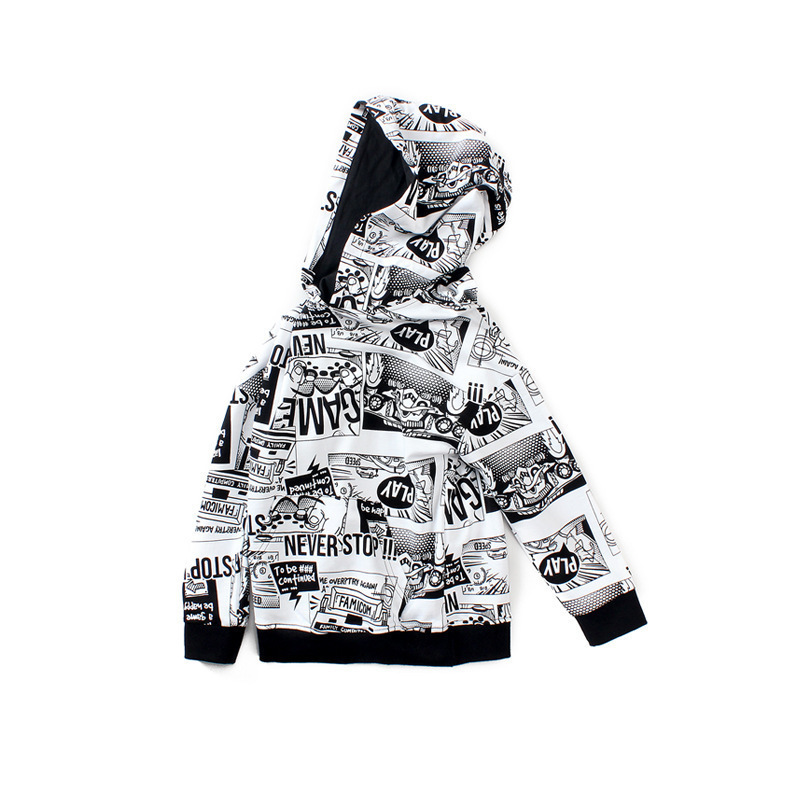 Pullover Kids Hoodies Childen Cartoon Clothes Korean Teenage Boys Loose Sport Tops Spring Long Sleeve Sweatshirts 4 14 Years LP220924