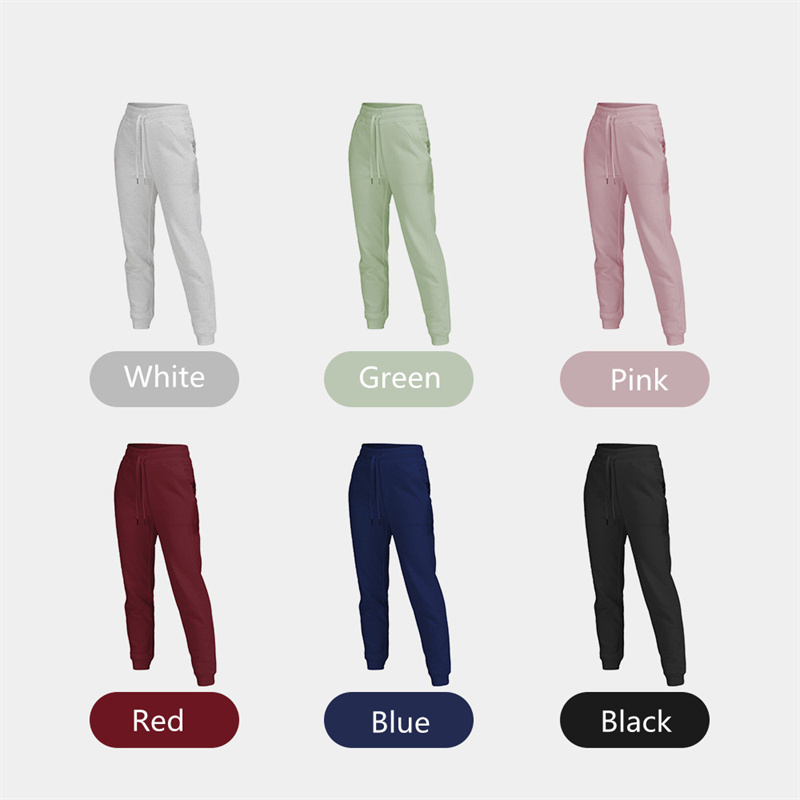 Yoga Jogging Sba Ladies High Waist Sweatpants Pure Cotton Fleece Sweater Pants Fitness Autumn And Winter