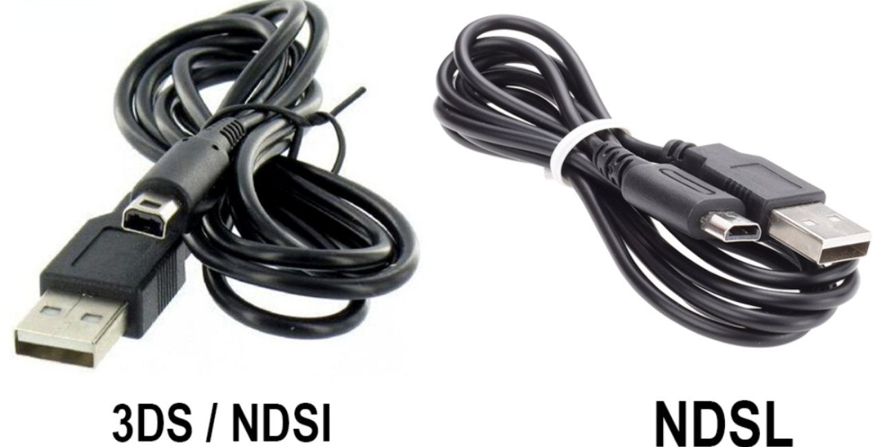 Black 1.2m USB Charging Charger Cable Cord For Nintendo 3DS NDSI XL LL DSI DS Lite DSL NDSL Game Console Power Charge Line