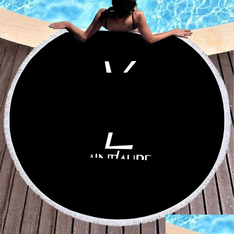 Towel 1500X1500Mm Designers Beach Towel Polyester Tapestry Round Yoga Mat Tassel Shawl Wrap Towels Drop Delivery 2021 Home Garden Text Dhsfm, See details
Towel 1500X1500Mm Designers Beach Towel Polyester Tapestry Round Yoga Mat Tassel Shawl Wrap Towels Drop Delivery 2021 Home Garden Text Dhsfm, See details