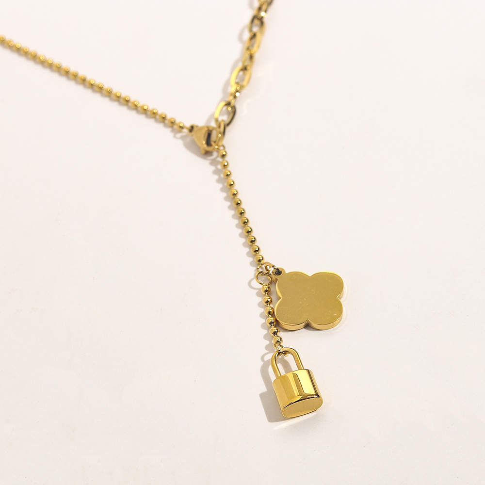 Luxury Design Necklace 18K Gold Plated Faux Leather Brand Stainless Steel Necklaces Choker Chain Letter Pendant Fashion Women Wedding Jewelry Accessories Gifts
Luxury Design Necklace 18K Gold Plated Faux Leather Brand Stainless Steel Necklaces Choker Chain Letter Pendant Fashion Women Wedding Jewelry Accessories Gifts