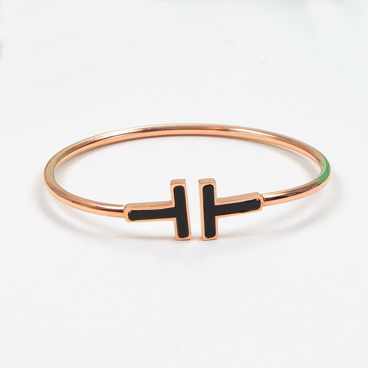 christening bangle New Luxury quality Fashion women Jewelry Stainless Steel open cuff double T bangle bracelet gold silver rose
christening bangle New Luxury quality Fashion women Jewelry Stainless Steel open cuff double T bangle bracelet gold silver rose