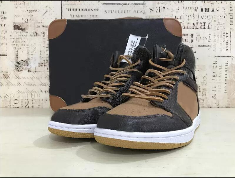 New arrival 1 1s mens basketball shoes three limited fashion sneakers trainers sports shoe orange one white US size 7-12 with suitcase, Qw11
New arrival 1 1s mens basketball shoes three limited fashion sneakers trainers sports shoe orange one white US size 7-12 with suitcase, Qw11