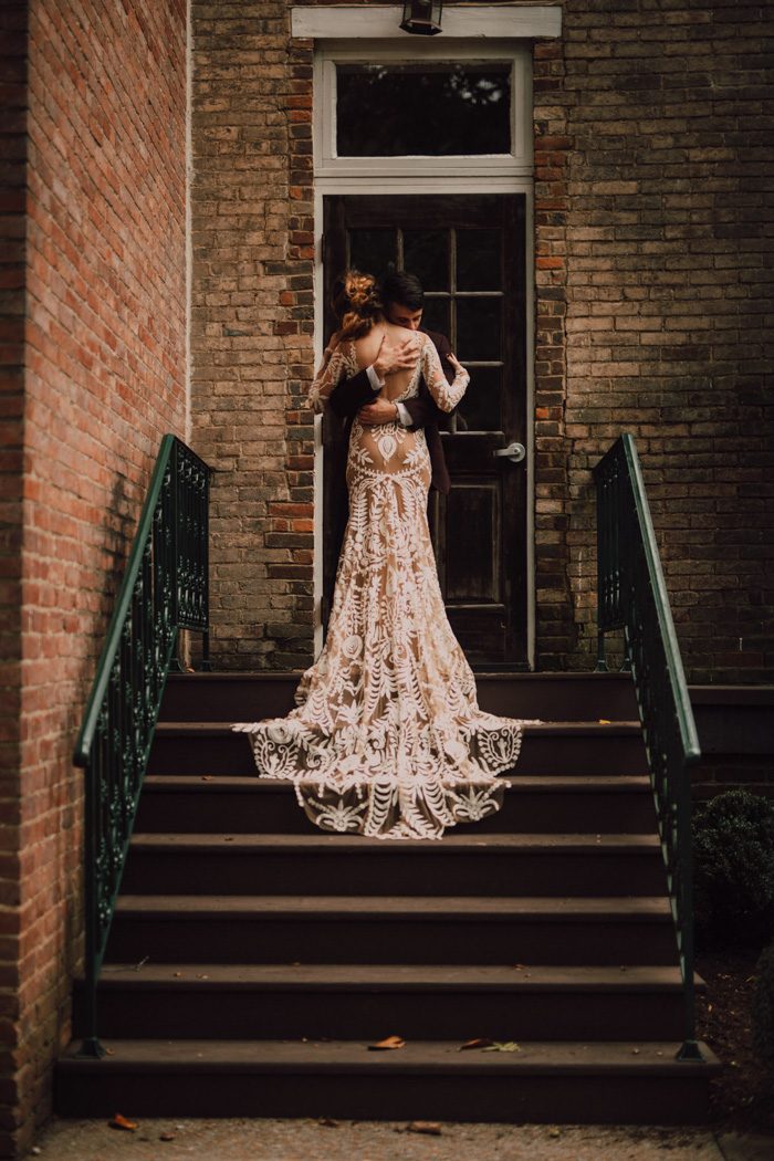 Champagne Bohemian Mermaid Wedding Dresses 2023 Rue de Seine Long Sleeve Lace Applique Backless Country Beach Bridal Gown