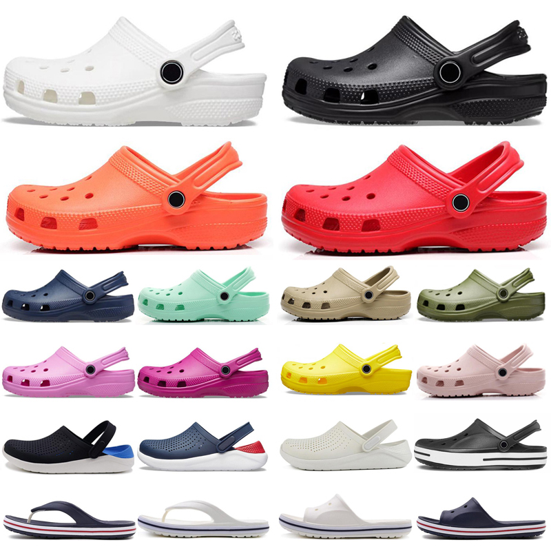 Croc Clog Buckle designer Sandals slippers croos slides classic mens triple black white Khaki navy blue Waterproof Shoes Nursing Hospital womens 35-46, Color#19
Croc Clog Buckle designer Sandals slippers croos slides classic mens triple black white Khaki navy blue Waterproof Shoes Nursing Hospital womens 35-46, Color#19