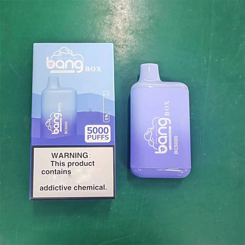 BANG BOX BC5000Puffs Disposable Vape E Cigarette Rechargeable 850mah battery Pen Device Kit 13ml Pre-filled Cartridges Pod 12 Colors VS ELF BOX FELX PLUS HIGO
BANG BOX BC5000Puffs Disposable Vape E Cigarette Rechargeable 850mah battery Pen Device Kit 13ml Pre-filled Cartridges Pod 12 Colors VS ELF BOX FELX PLUS HIGO