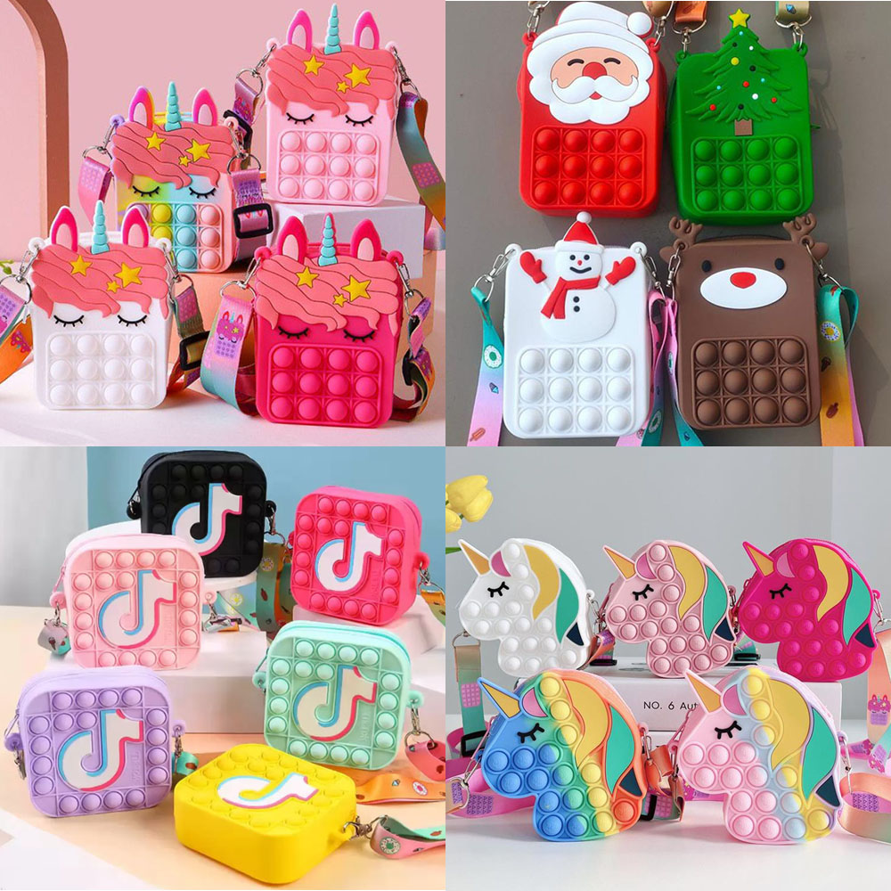 Decompression Bubble Bag Party Favor Birthday Gifts Crossbody Shoulder Tiktok Bags Sensory Pop Fidget Toy Coin Purse
Decompression Bubble Bag Party Favor Birthday Gifts Crossbody Shoulder Tiktok Bags Sensory Pop Fidget Toy Coin Purse
