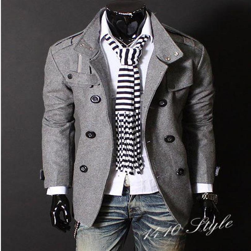 New Fashion Men's Luxury Style Slim Casual Double-Button Jacket Coat Overcoat Man Outerwear Black Gray Size M-4XL Y002235Z
New Fashion Men's Luxury Style Slim Casual Double-Button Jacket Coat Overcoat Man Outerwear Black Gray Size M-4XL Y002235Z