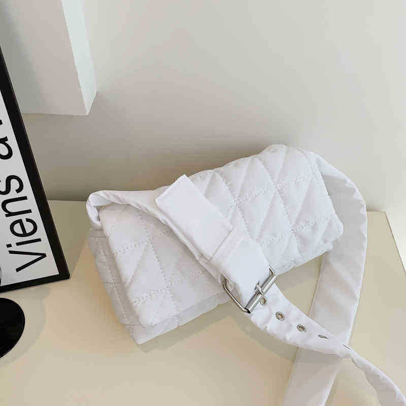 HBP Evening Bags Autumn Cotton cossbody bags Fashion Women's Shoulder Clothing Bag Simple Handbag Plaid Women 220826
