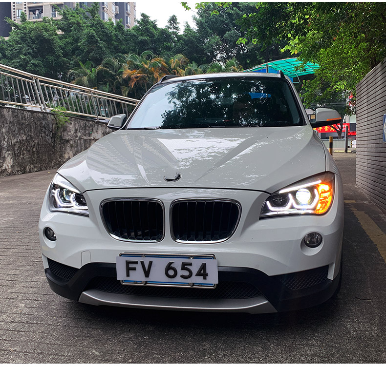 Car Styling Head Lamp for BMW X1 E84 LED Headlight Projector Lens 20 11-20 15 AngelEye DRL Hid Bi Xenon Automotive Accessories