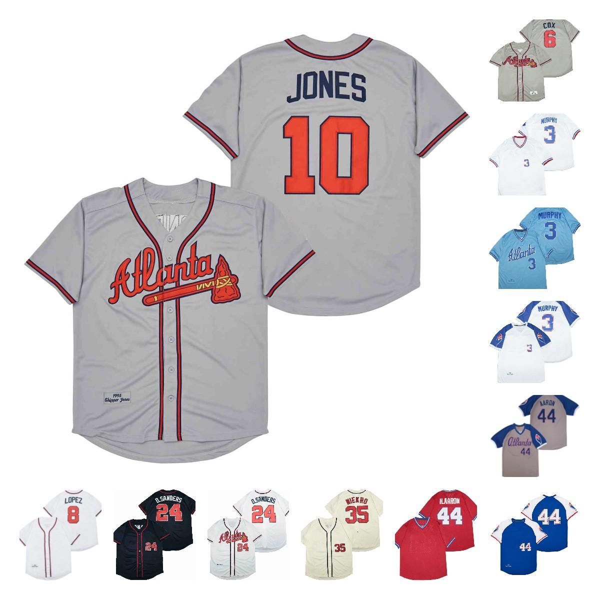 baseball Vintage Atlanta 44 Hank Aaron H.Aaron Jersey Chipper Jones Dale Murphy John Smoltz 1999 1995 1973 1974 1982's Baseball Jerseys, 6 grey 1995
baseball Vintage Atlanta 44 Hank Aaron H.Aaron Jersey Chipper Jones Dale Murphy John Smoltz 1999 1995 1973 1974 1982's Baseball Jerseys, 6 grey 1995