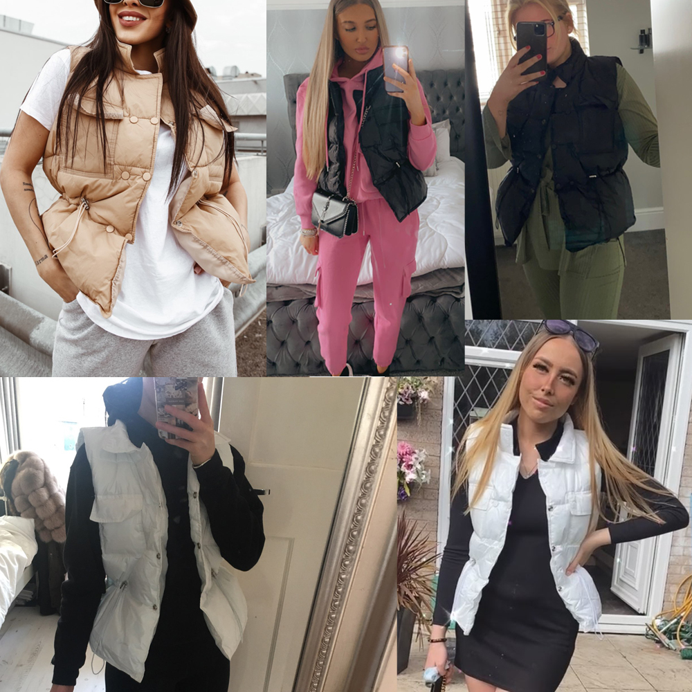 Women's Vests Winter Down Women Short Windbreaker Lightweight Coat Warm Waistcoat Female White Duck Sleeveless Jacket 220928