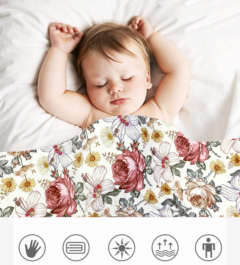 Blankets Swaddling Soft Minky With Double Layer Dotted Fleece Baby Swaddle Receiving Blakets for Boys Girls Kids Toddler born 220927