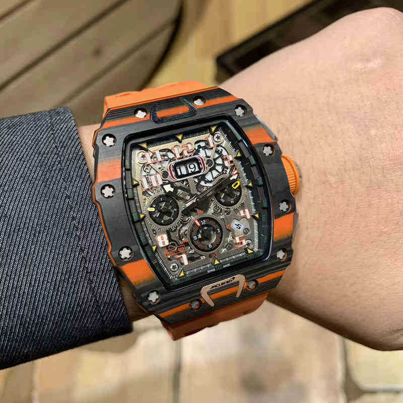 Multi-function Superclone Luxury Mens Mechanics Watches Richa Milles Wristwatch Business Leisure Rm11-03 Multifunctional Automatic Machine o, Black
Multi-function Superclone Luxury Mens Mechanics Watches Richa Milles Wristwatch Business Leisure Rm11-03 Multifunctional Automatic Machine o, Black